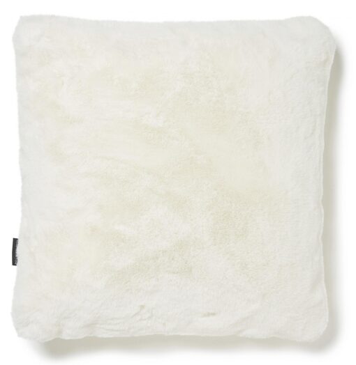 Kožušinový vankúš Fluffy ivory