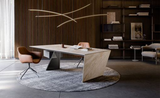 Alternative view of Kancelársky stôl Nasdaq keramik